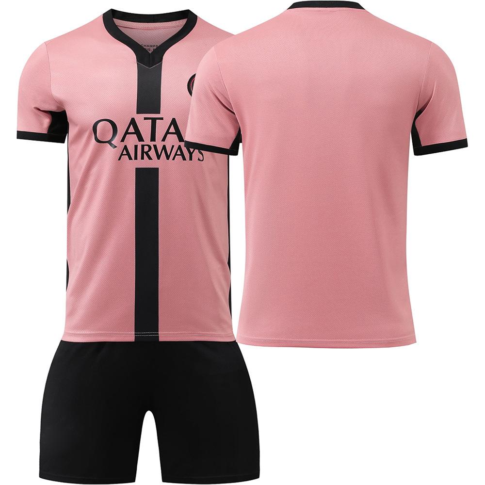 24-25 Paris Saint-Germain Home/Away Short-Sleeve Soccer Jersey—Breathable, Quick-Dry Set