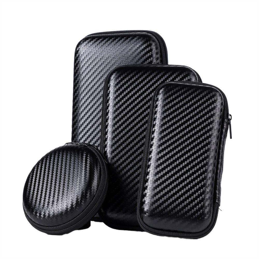 Mini Storage Travel Case Charger Protection Bag EVA Zipper Bag Mobile Hard Disk Case Data Cable Bag