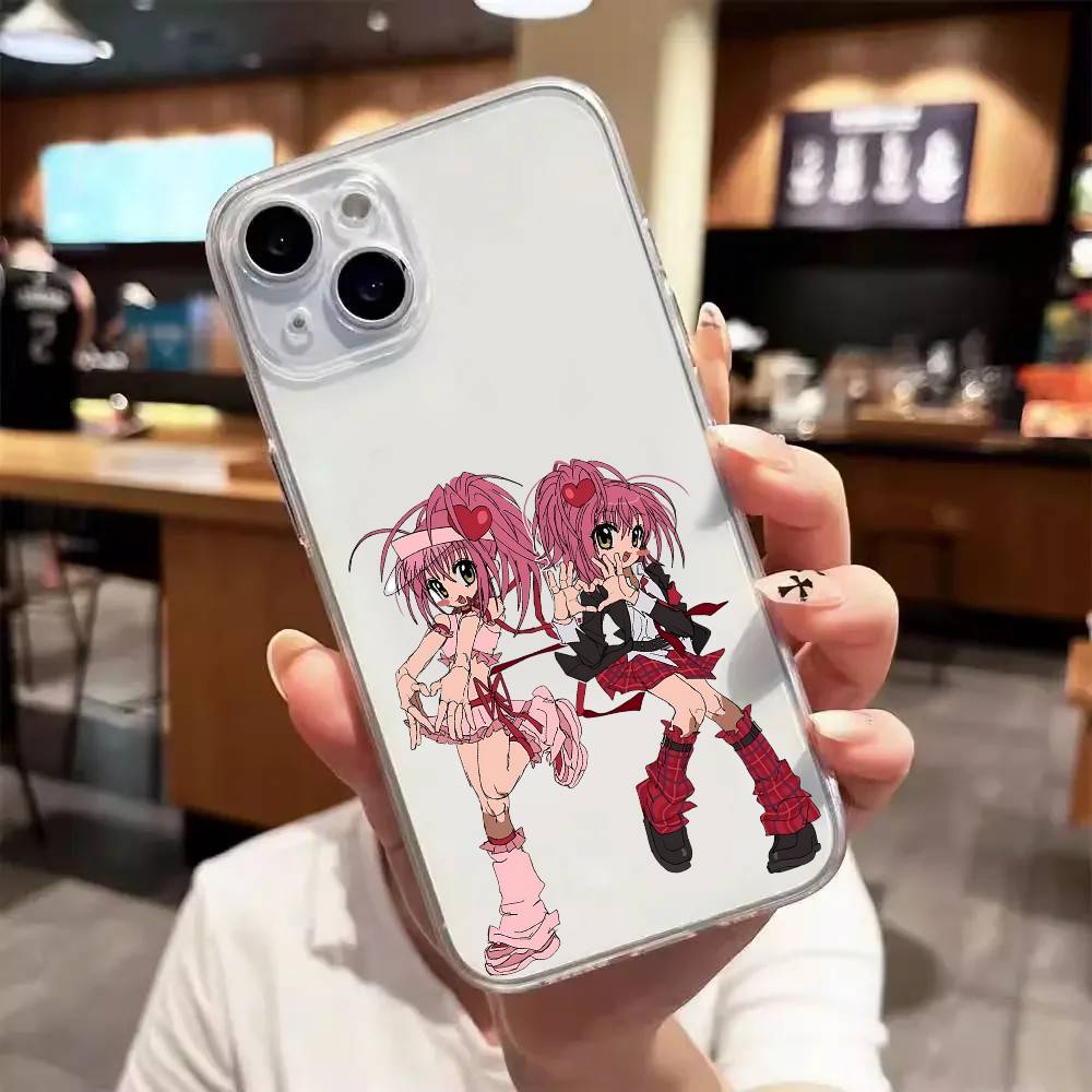 Аниме s-Shugo c-Chara Роскосный прозрачный чехол для телефона для iPhone 17 16 15 Pro Max 14 13 12 11