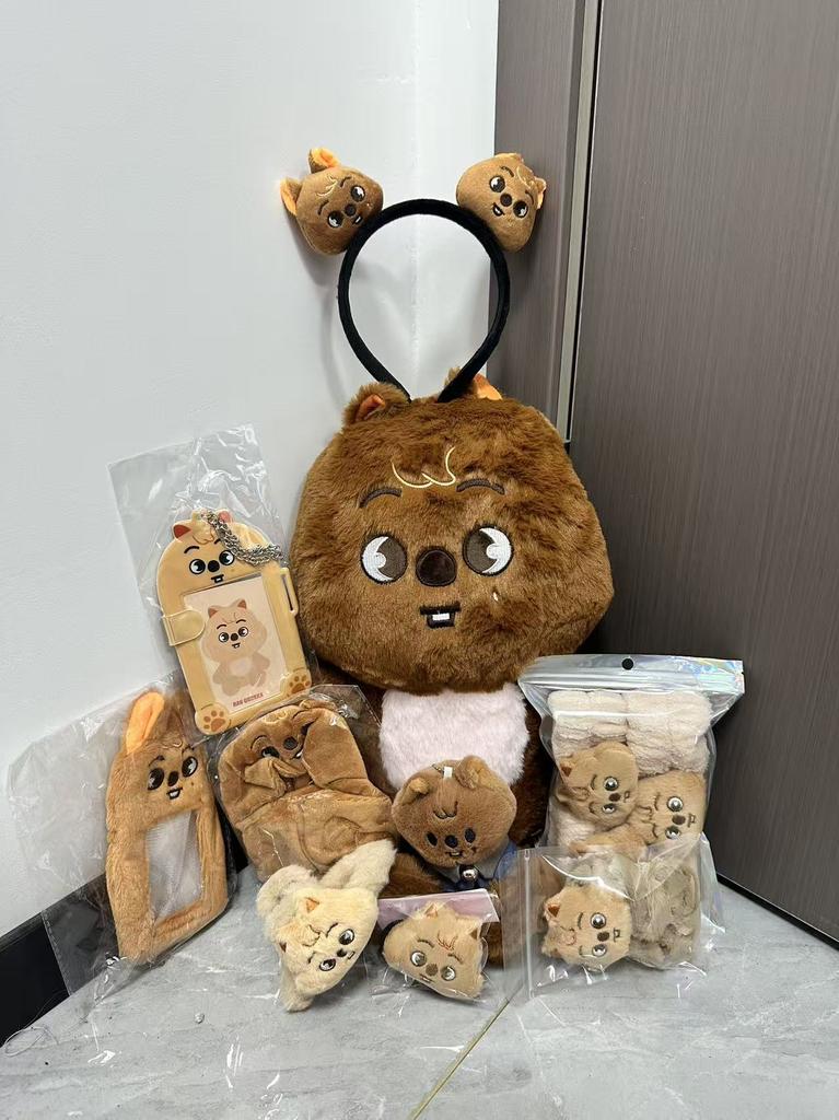50cm Plush Toy Wolfchan Kawaii Cartoon Stuffed Animal Plushie Doll Large Size Kids Babies Sleeping Pillow Gift