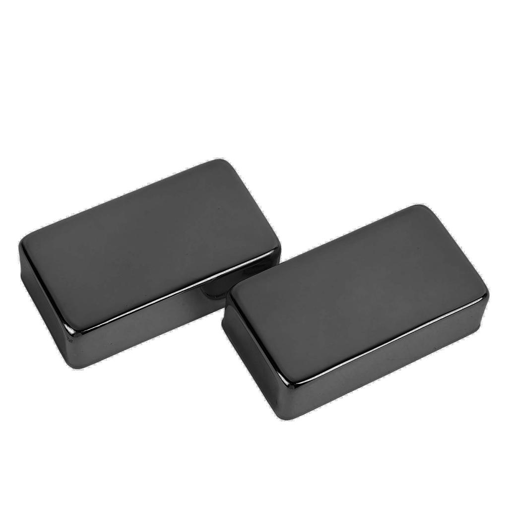 2PCS Крышка звукоснимателя для электрогитары, закрытый тип, герметичный хамбакер, двойной звукосниматель, латунный корпус