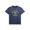 Polo Ss24 Letter Print Casual Crew Neck Short Sleeve T Shirt Men Tops Deep-Cobalt-Blue MNPOTSH1N822093-400