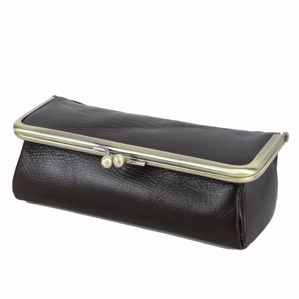 Genuine Leather Eyeglass Bag Durable Glasses Protector Fashion Glasses Case for Sunglasses
