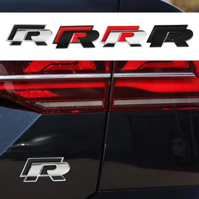 3D Металлическая Наклейка Эмблема Rline R на Кузов Хвост Багажника для Polo Passat CC Golf Jetta Tiguan Beetle Sharan