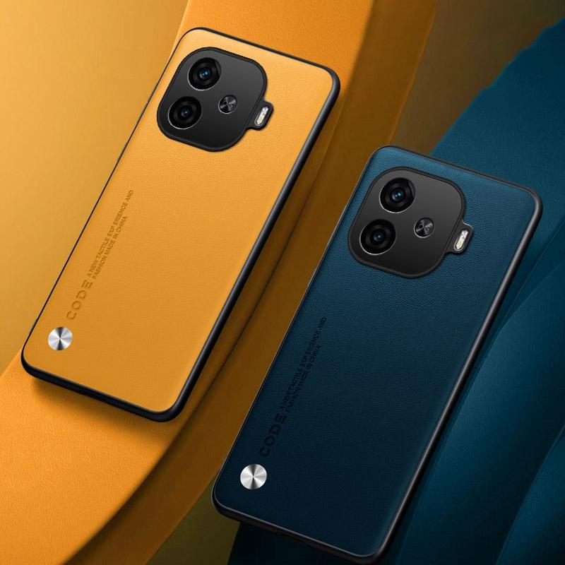 Роскошный чехол из искусственной кожи для Vivo iQOO Z9 Turbo, силиконовый противоударный защитный чехол для телефона Vivo iQOO Z9 Z9X 5G iQOOZ9 X