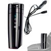 Car Electric Kettle 12/24v Vehicle Mounted Kettle Car Water Boiler Portable Electric Water Mug Fast Heating Insulation Cup For