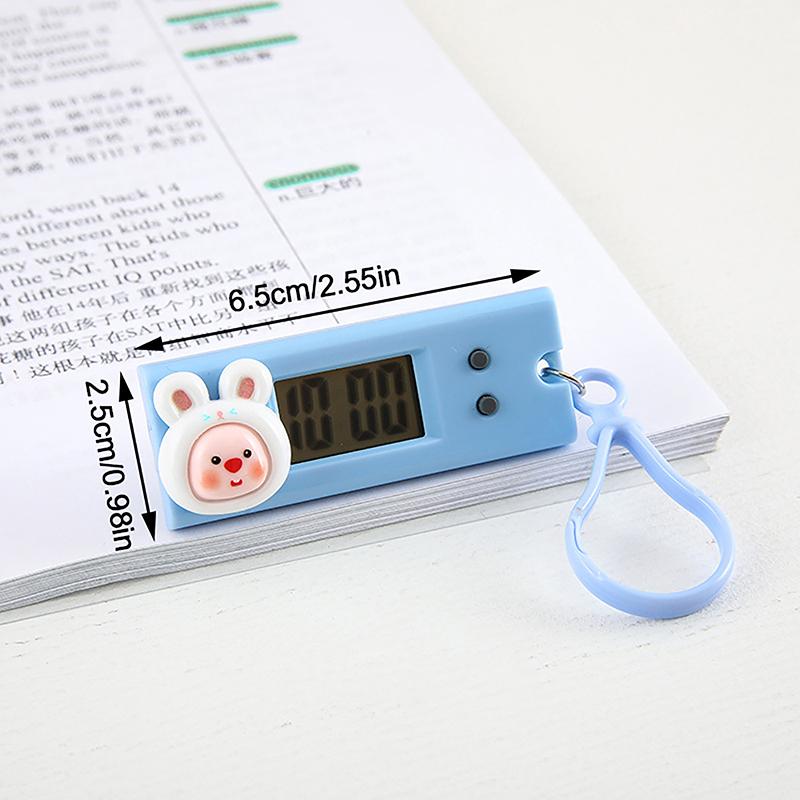 Портативные бесшумные цифровые электронные часы для студентов, экзаменов, учебы, библиотеки, мини-карманные часы с зеленой подсветкой, ЖК-дисплей