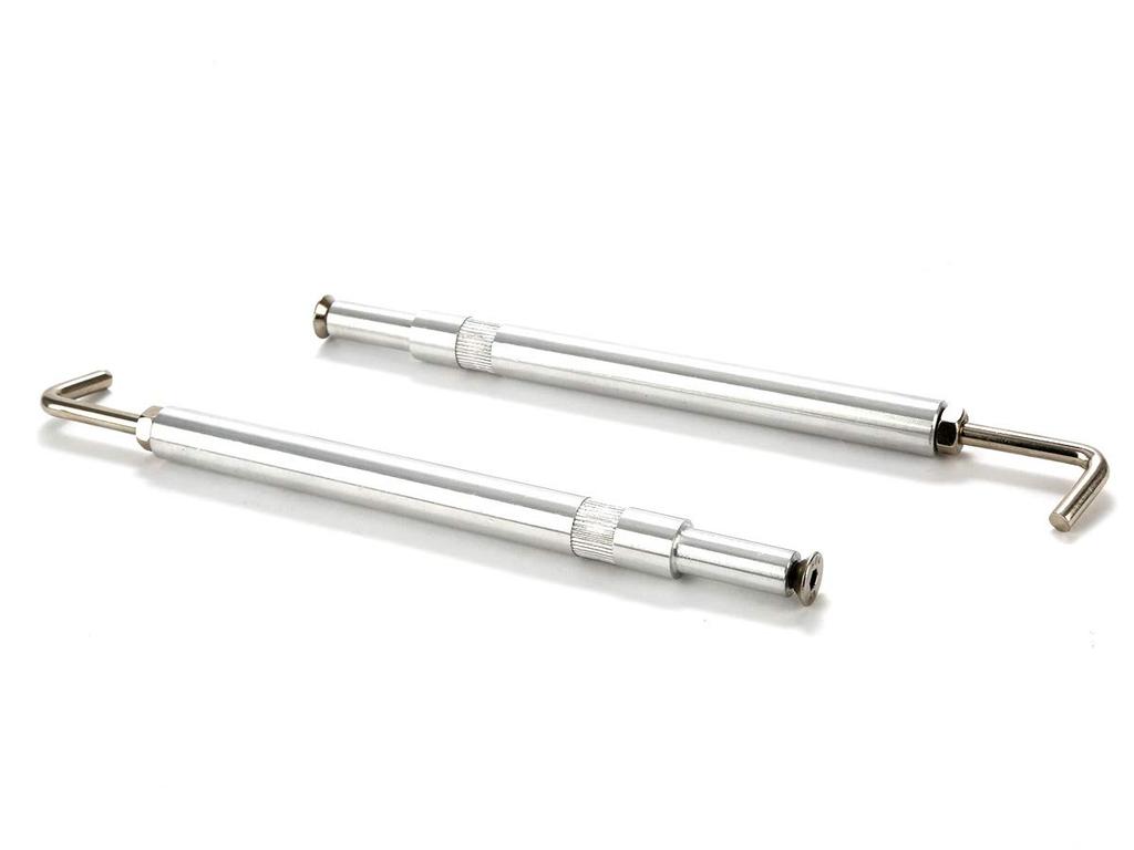 Универсальный алюминиевый стержень, общая длина регулируется, 7,9 - 8,7 дюйма (200 - 220 мм), Крючок, Держатель