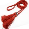 Woven Tassel Belt Self-Tie Dress Belt Waist Decoration Rope Braided Boho Style
