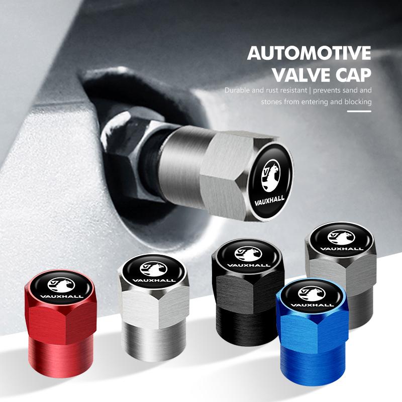 Для Vauxhall 4 шт. Автомобильные 3D металлические колпачки на ниппель колеса автомобиля Наклейка-крышка VXR8 Vivaro Corsa Insignia Tigra Zafira Astra