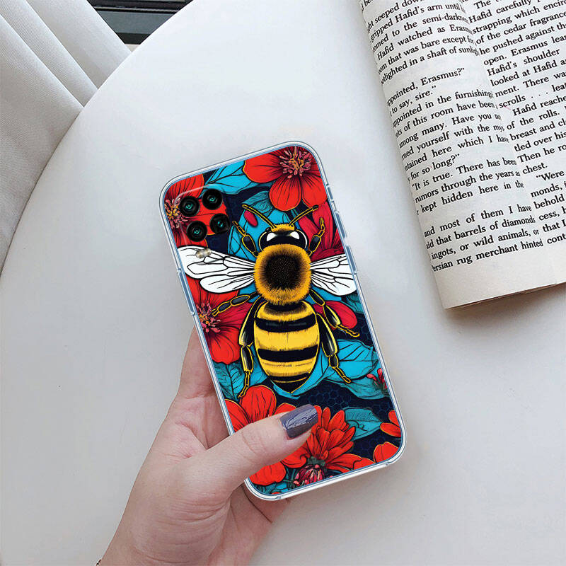 MH20 Мультяшный чехол с пчелами для Motorola E7 G6 G7 G8 G9 Plus Power Play G10 G20 G04 E30 E40 E22 E20 E13 E15 G22 G23 G05 G75 G35 G55