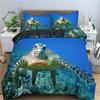 Hot Turtles Bedding Sets Anime Sea Turtles HD Bedspread For Teens Girls Fashion Twin Single Queen King Full Size Duvet Cover