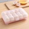 Plastic Egg Storage Box 15 Grid Egg Dispenser High Quality Egg Organiser Tray  Kitchen