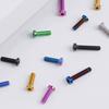 Golden Blue Black Ti M6x20/30mm Head-10mm  GR5 Titanium Alloy TC4 T30 Torx Head Bolts For Motorcycle Disc brake Plate