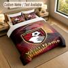 3Pcs Bedding Set Custom Name Text, 1 Sheet 2 Pillowcases Home Bed DecorBournemouth Football