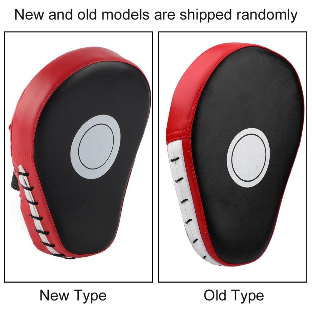 2pcs Curved Target Focus Pads PU Leather Boxing Hand Pads Durable Punching Mitts Boxing Practice