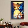 Full Round Diamond Painting Beauty and The Beast Art Rhinestone Picture Mosaic DIY 5D Cross Stitch Embroidery Home Decoration