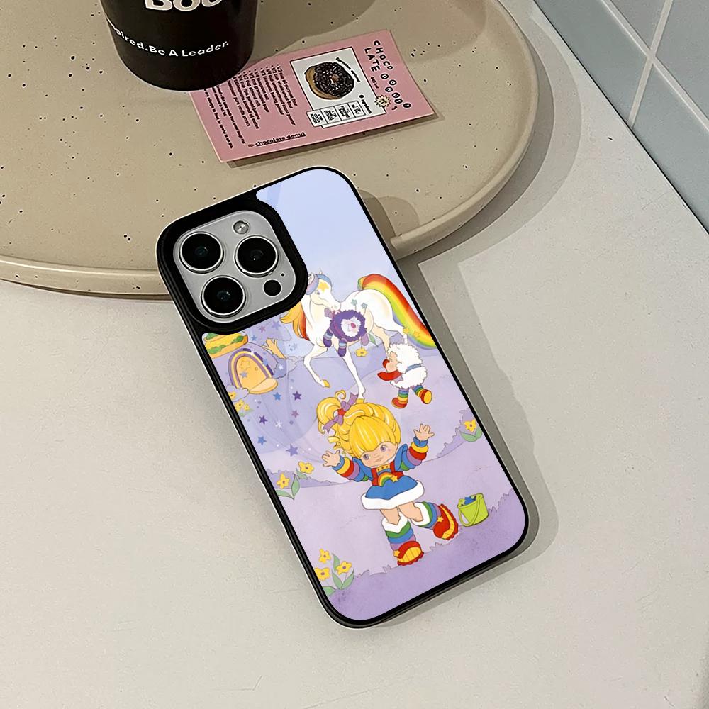 Cartoon R-Rainbow Brite Phone Case for Iphone 17 16 15 14 Air 13 12 11 Pro Max Mini Plus Fundas Shell PC+TPU Cover