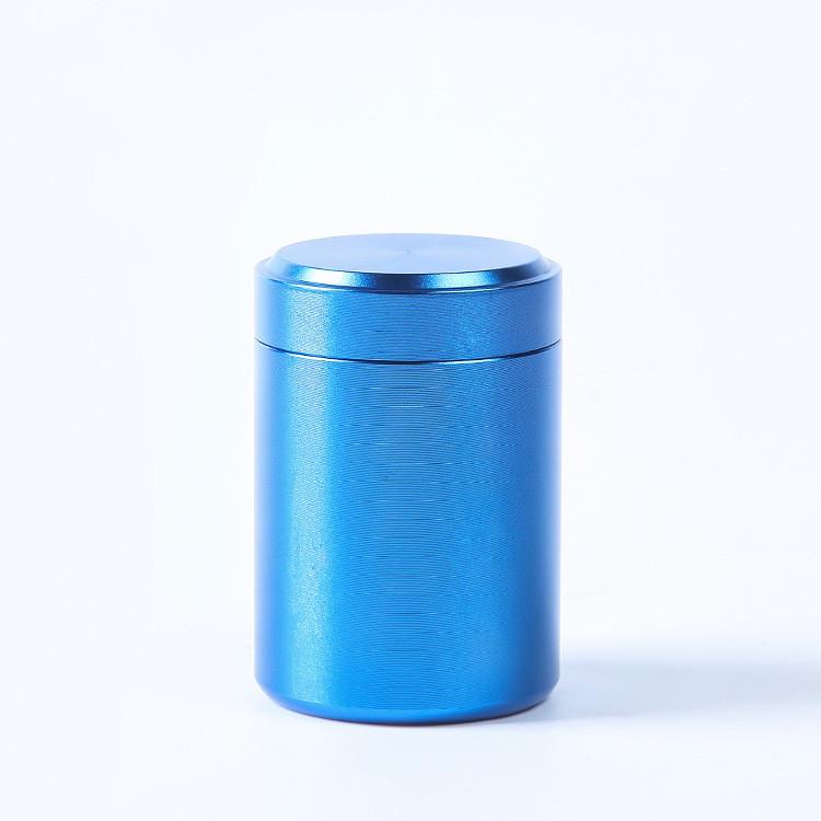 Mini Airtight Smell Proof Container Quality Stainless Steel Tea Cans Herb Stash Jar Tea Coffee Storage Box Tea Caddies Box