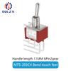 6MM Toggle Switch Bent Switch 2/3/10A 125/250V AC 2nd Gear 3rd Gear Toggle Switch 3/6Pin Side Bend Rocker Switch