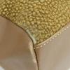 Used BORBONESE Shoulder Bag 913722 Suede/leather Brown Quail Pattern