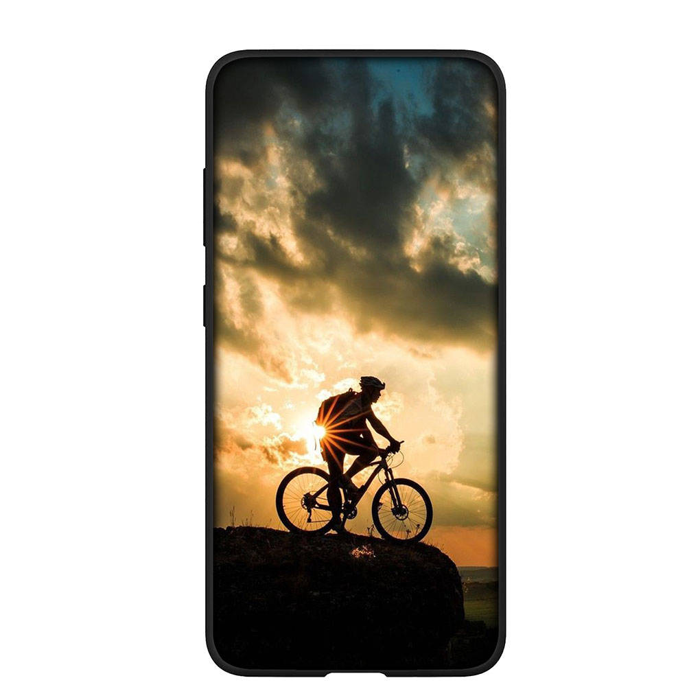 Чехол для телефона Samsung Galaxy S25 S24 S23 iPhone 16 15 Xiaomi Redmi Note 14 13 12 16E X 11 Pro Max OPPO Moto Huawei Mountain Bike Cycling Art Poster