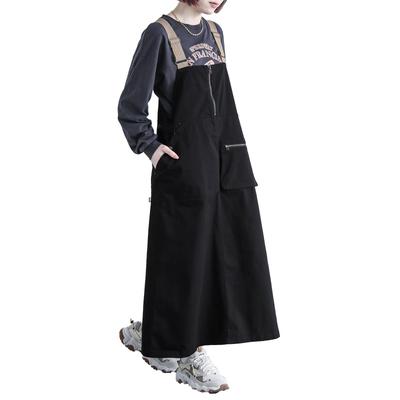 Oshare Walker Джемпер Джемпер Длинный Плюс Зима n'OrLABEL [Юбка в стиле Outdoor] Женская юбка, Платье, Юбка, Комбинезон, Стрейч, А-силуэт, Юбка,