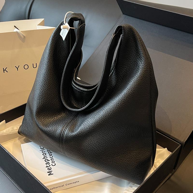 Сумка с текстурой люкс, женская, в ленивом стиле, из мягкой кожи, для работы, на плечо, осенне-зимняя, ретро, большой вместимости, сумка-тоут для мамы и ребенка