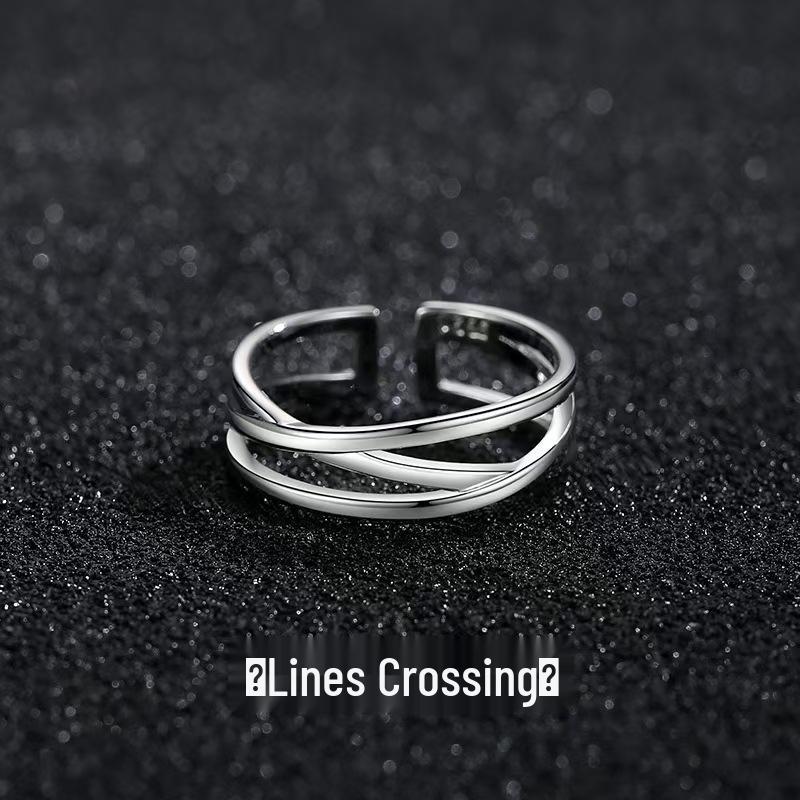Men's Adjustable Retro Hip-Hop Index Finger Ring - Open, All-Match Single Trend Ring