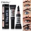 Tearing Eyebrow Gel Big Brush Semi-Permanent Tattoo Brow Tint Makeup Waterproof Long Lasting Peel Off Dye Eyebrow Cream Cosmetic