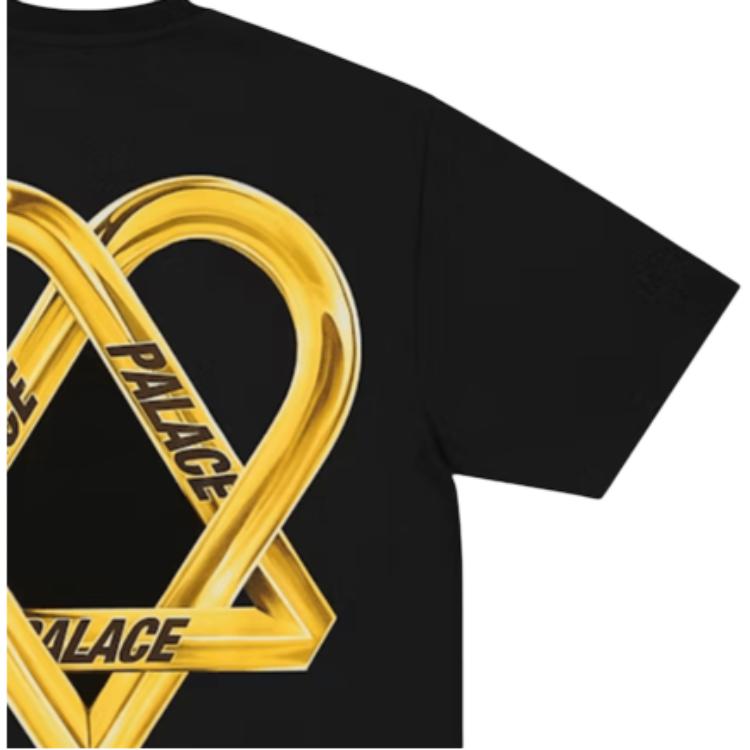 Palace Футболка Три-Грам Черная Унисекс Топы P29TS091