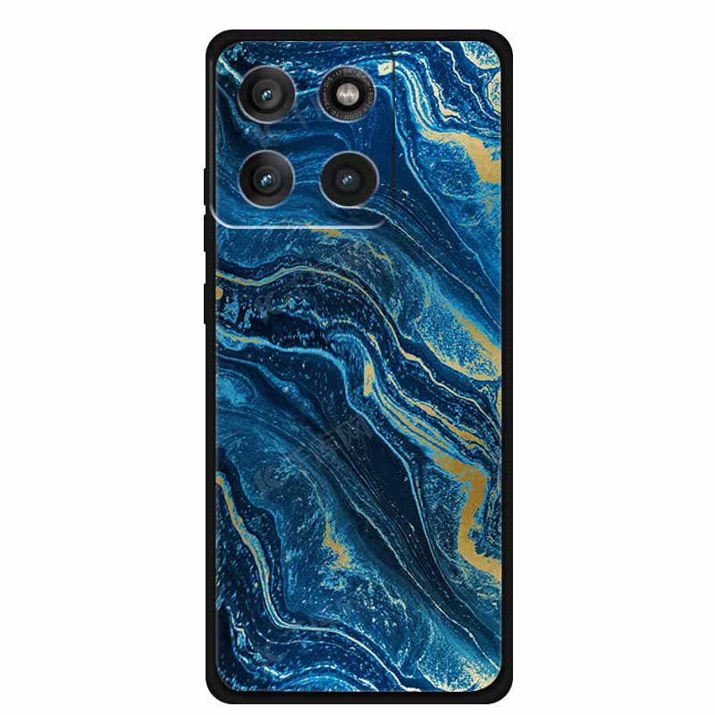 For Moto Edge 60 Pro Case XT2507-1 Coque Multi Colored Marble Pattern Soft Silicon Back Cover for Motorola Edge 60 Pro 5G Bumper