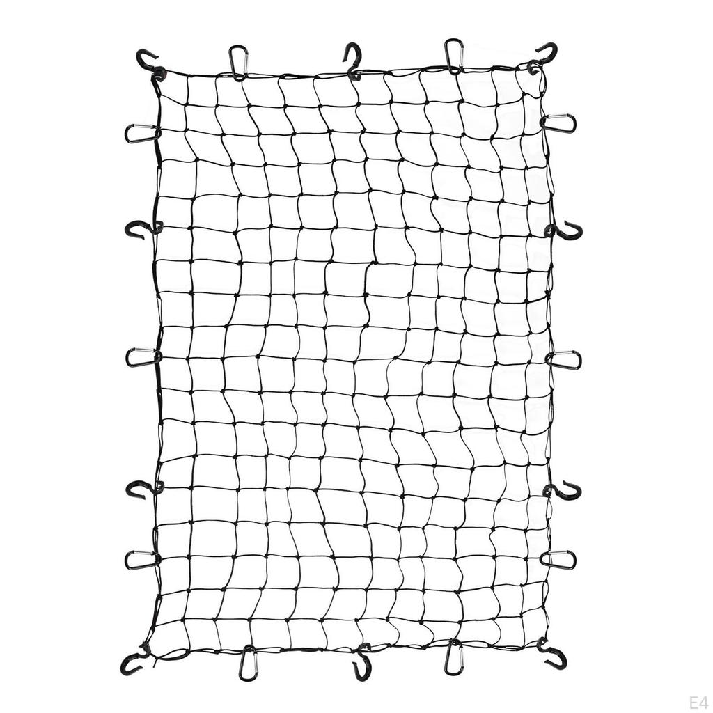 Автомобильная грузовая сетка, простая установка, универсальный эластичный багажник для тяжелых условий эксплуатации