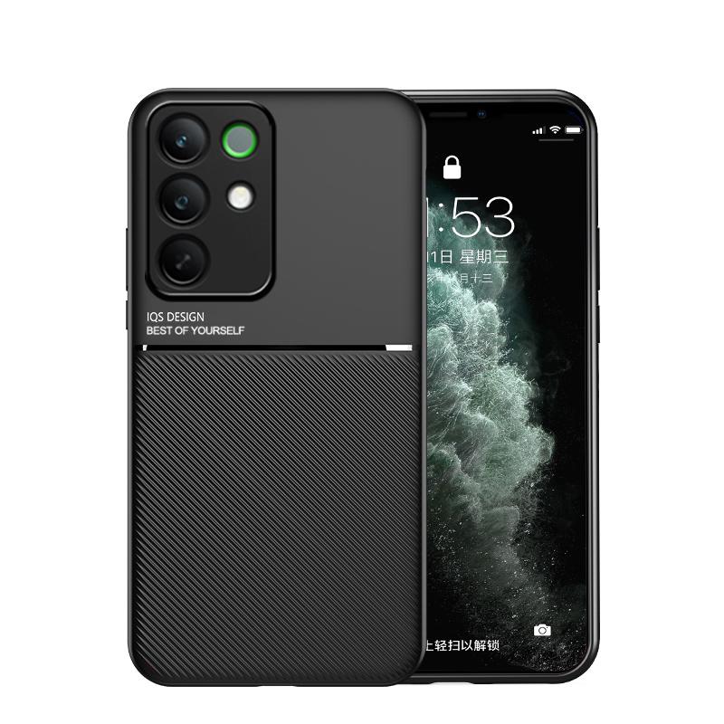 Для Oppo Realme C85 Ударопрочный чехол Магнитный держатель для автомобиля Кожаный силиконовый чехол Realme C85 Pro Мобильные чехлы Realme C85 C85 Pro
