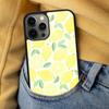 Lemon Fruit Magnetic Soft Phone Case for iPhone 16 Promax 15 Pro 13 14 Plus 11 12 Mini MagSafe Coque