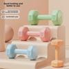 "Home Fitness Equipment: Women's and Children's Rubber-Coated Dumbbells, Men's Kettlebells, and Yoga Dumbbell Set"