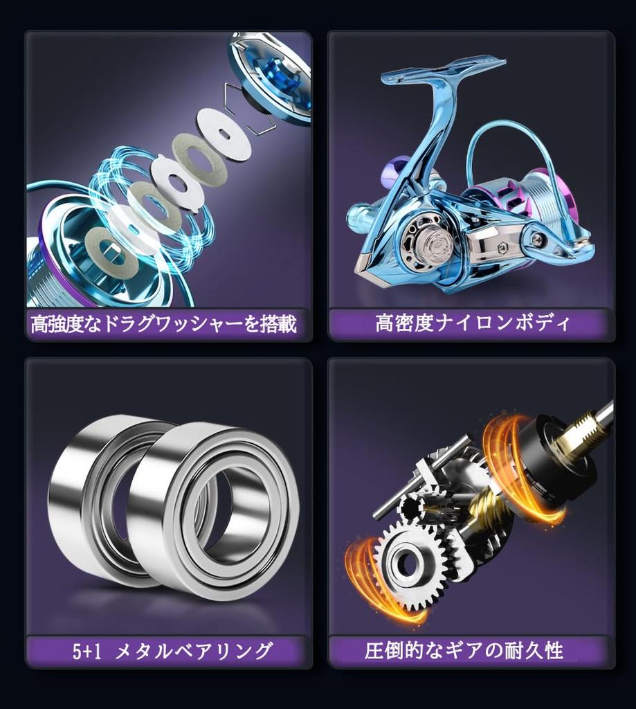 Катушка для спиннинга Рыболовная катушка 3000 Легкая катушка Количество подшипников Плавное ощущение намотки Передаточное отношение 1 Максимальное тормозное усилие 8 кг Влево и вправо