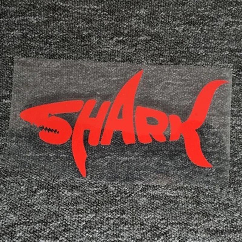 2 шт. Светоотражающие наклейки SHARK для ночи, водонепроницаемые и солнцезащитные, износостойкие и устойчивые к царапинам, для различных моделей автомобилей
