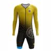 Mens Triathlon Suit One-Piece Cycling Outfit Road Bike Racing Swim Transition