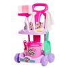 Just Play тележка для уборки Минни Маус Disney Junior Sparkle 'N Clean, 21 дюйм, 11 предметов, игрушка для ролевых игр для детей (Возраст 3+)