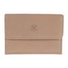 CHANEL  AP3882_B16247_NW781 Tri-fold wallet beige Calfskin Women
