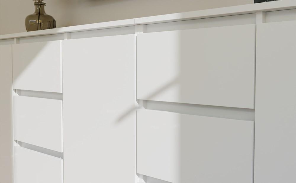 COSTA Chest of Drawers 1D3S/2D3S WHITE
