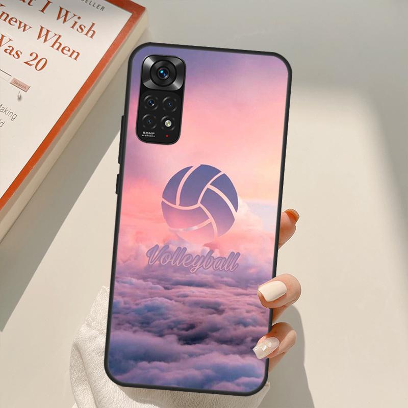 Волейбольный спорт для Redmi 10A 10C 9A 9C 9T K40 K50, чехол для игрового телефона Redmi Note 11S 10S 9S 9 10 11 Pro