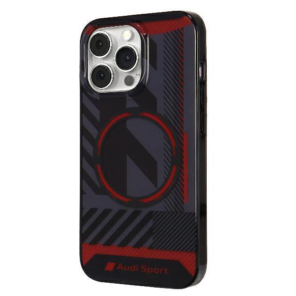 Audi Iml Sport Magsafe Case Iphone 13 Pro Max 6.7 Czarny/Black Hardcase Au-Imlmip13Pm-Rsq/D2-Bk