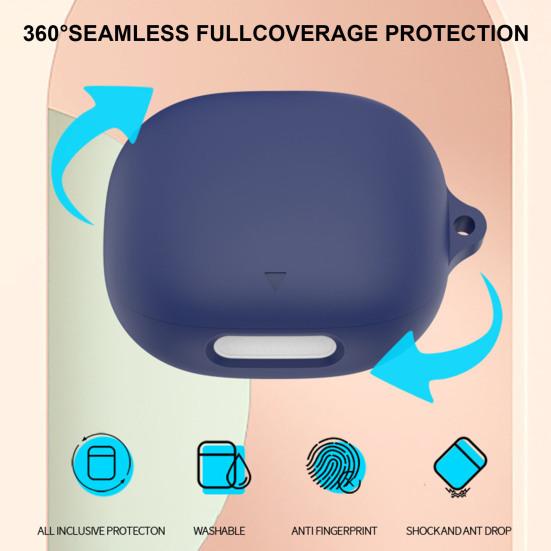 Earphone Silicone Protective Case Shockproof Impact Resistant Simple Installation Headphones Protector for Soundcore Liberty 4 Pro