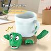 Funny Panic Turtle Coaster, 1 Anti Slip Coffee Tea Glass, Dazzling Creative Bastard, Home Office Desktop Decoration