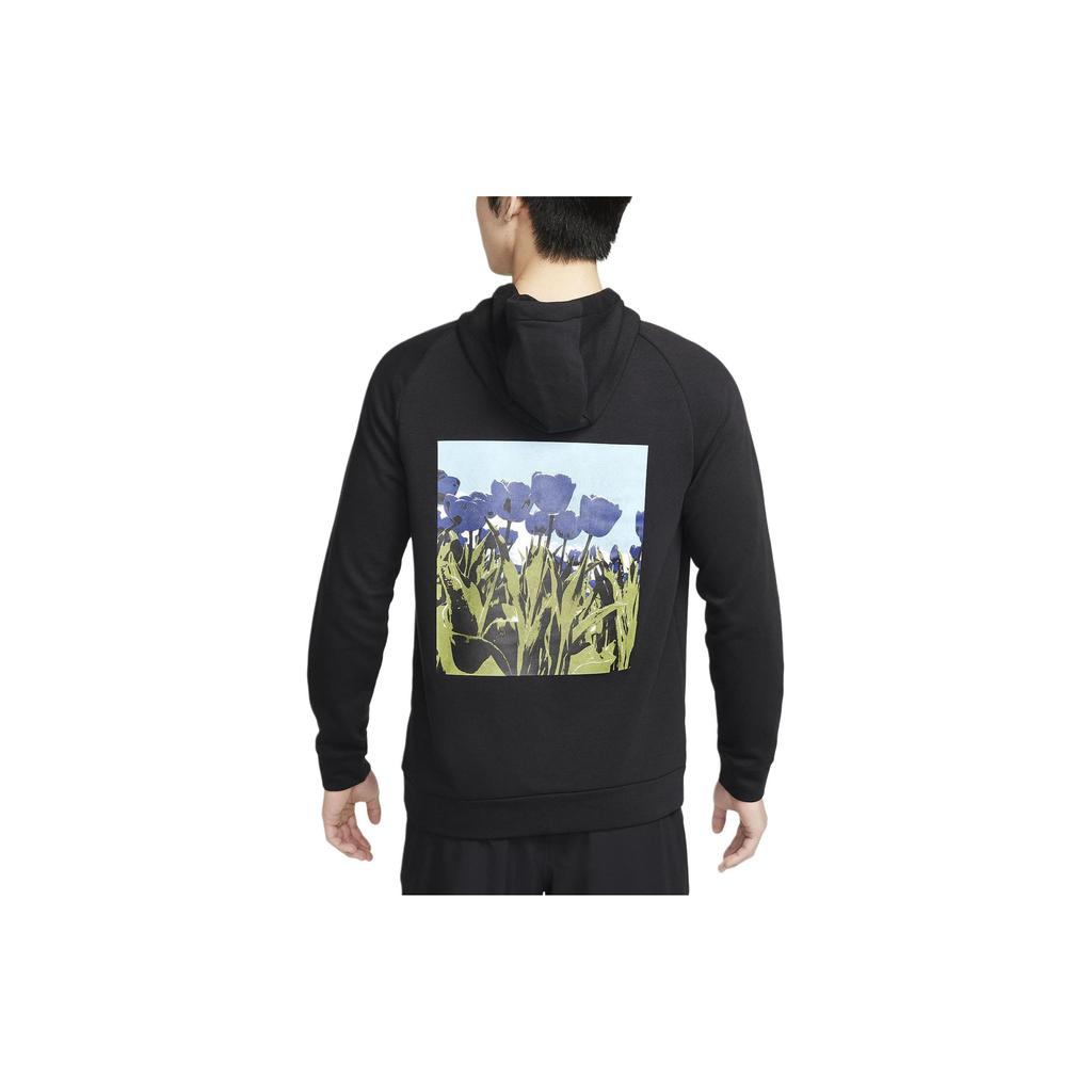 Nike Толстовка с капюшоном с алфавитом, повседневная толстовка с длинными рукавами, мужские топы, черный FN3286-010