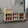 VidaXL Shoe Cabinet Sonoma Oak 102x36x60cm Engineered Wood 821215