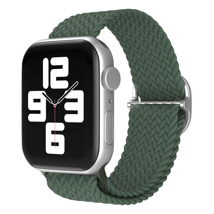 Плетеная петля Solo для Apple Watch Band 44 мм, 40 мм, 45 мм, 41 мм, 49 мм, 42 мм, 38 мм, эластичный браслет IWatch Series 7, 3 SE, 6, 8, ультра-ремешок для ремешка для наручных часов