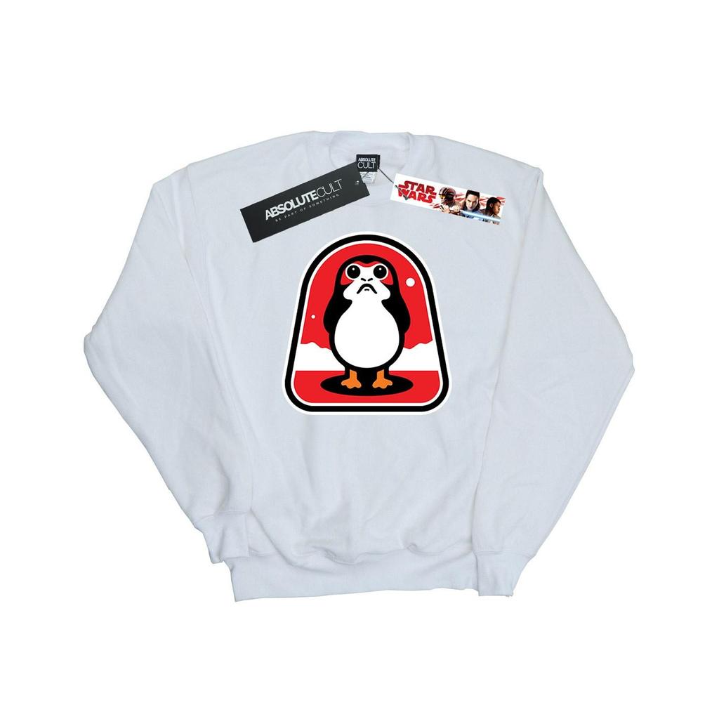 Star Wars Mens The Last Jedi Porgs Badge Sweatshirt
